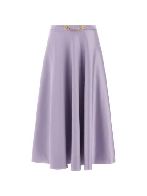ELISABETTA FRANCHI Duchesse A-line midi skirt