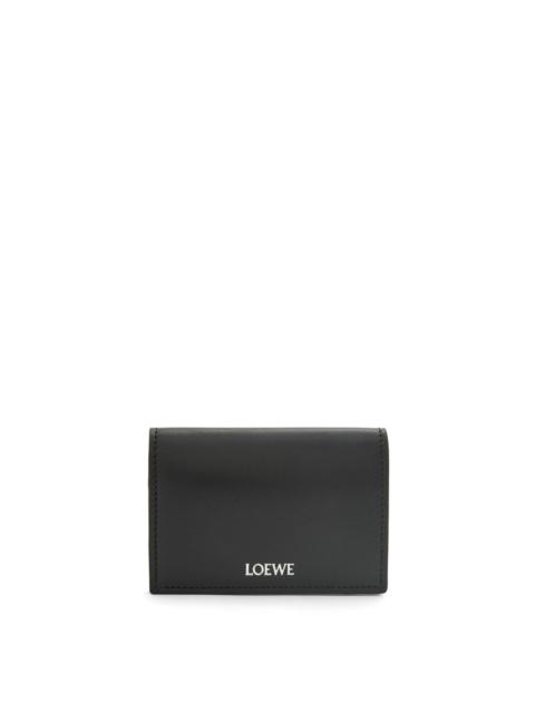 Loewe Slim bifold cardholder in shiny nappa calfskin