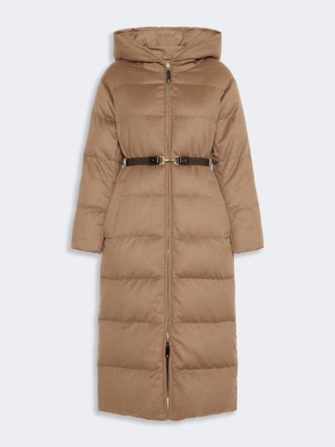Max Mara DOLCE Long reversible puffer in camel - CAMEL