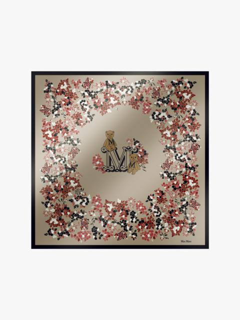 Max Mara CARRE90W Printed silk scarf