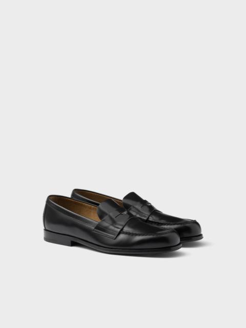 Prada Brushed leather loafers
