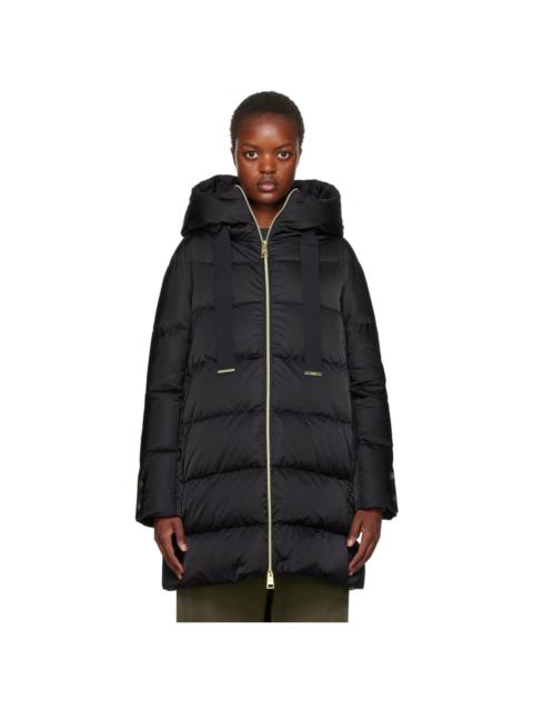 Herno Black Hooded Down Coat