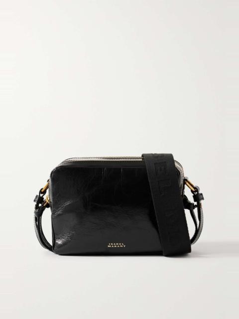 Isabel Marant Wardy crinkled-leather shoulder bag