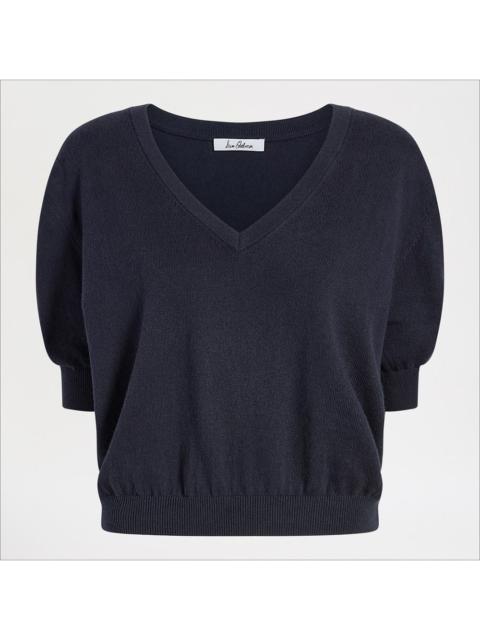 Sam Edelman V-Neck Short Sleeve Sweater