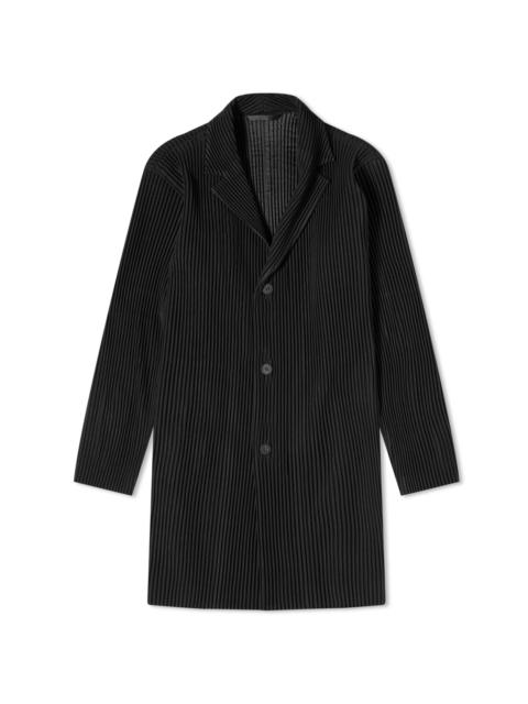 ISSEY MIYAKE Homme Plissé Issey Miyake Pleated Single Breasted Jacket