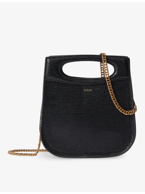 soeur Cheri Mini leather cross-body bag