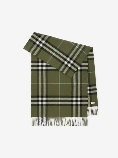 Check Cashmere Scarf