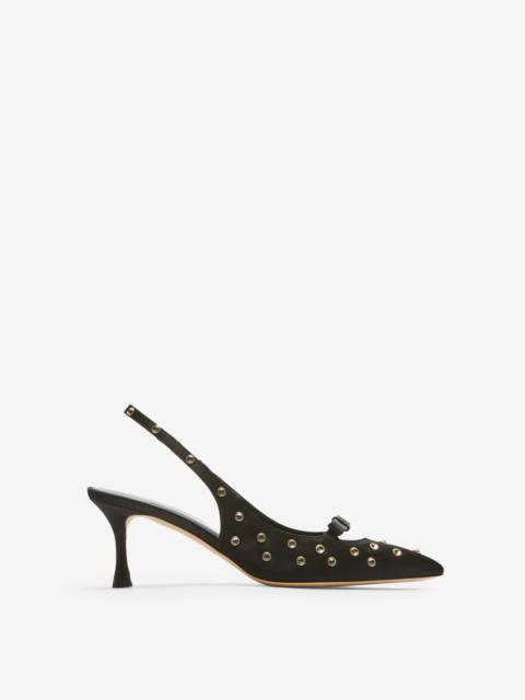 N°21 CRYSTAL-EMBELLISHED SLINGBACK PUMPS