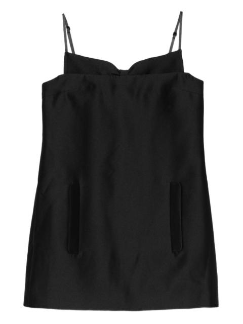 SHUSHU/TONG sweetheart-neck mini dress