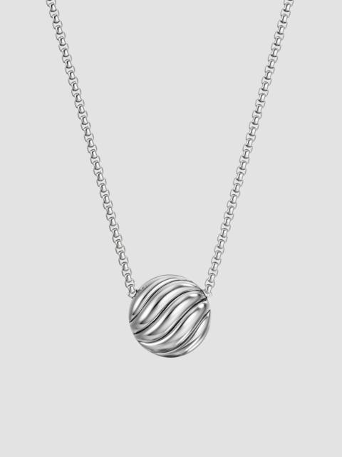 DAVID YURMAN Women's Sculpted Cable Pendant Necklace in Sterling Silver, 10MM - Silver