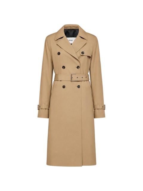 FENDI double-breasted belted coat