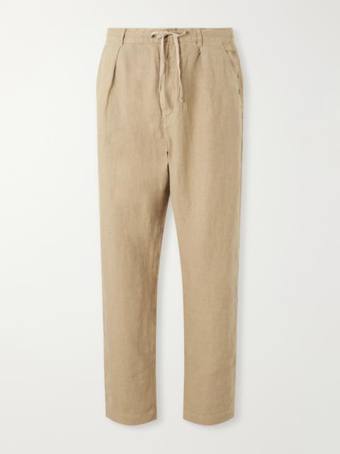 Polo Ralph Lauren Straight-Leg Pleated Linen Trousers