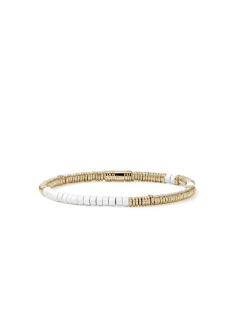 JOHN HARDY Heishi Bracelet, Gold, Enamel