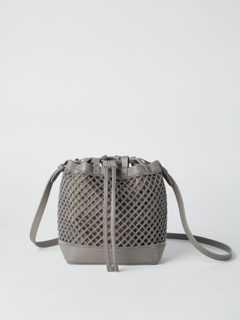 Brunello Cucinelli Precious net bucket bag