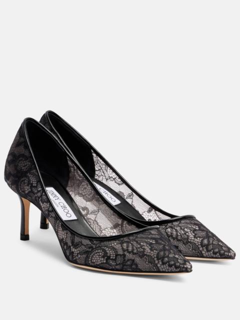 JIMMY CHOO Romy 60 lace pumps