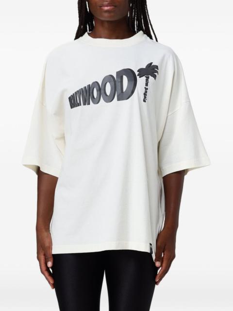 Palm Angels logo-print oversized T-shirt
