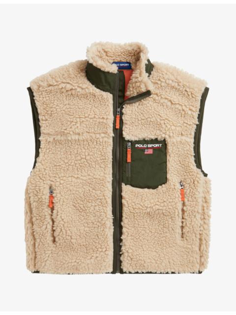 Polo Ralph Lauren Faux-Shearling Knit Gilet