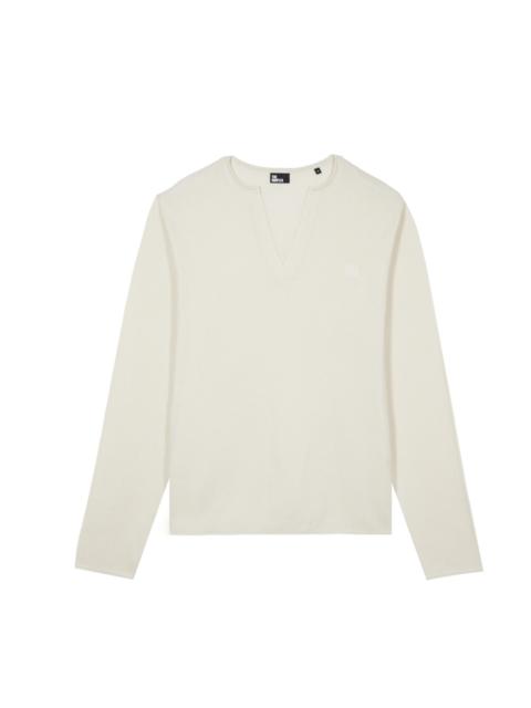 The Kooples BEIGE TUNIC-NECK SWEATER