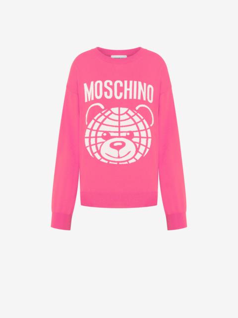 WOOL MOSCHINO TEDDY BEAR PULLOVER