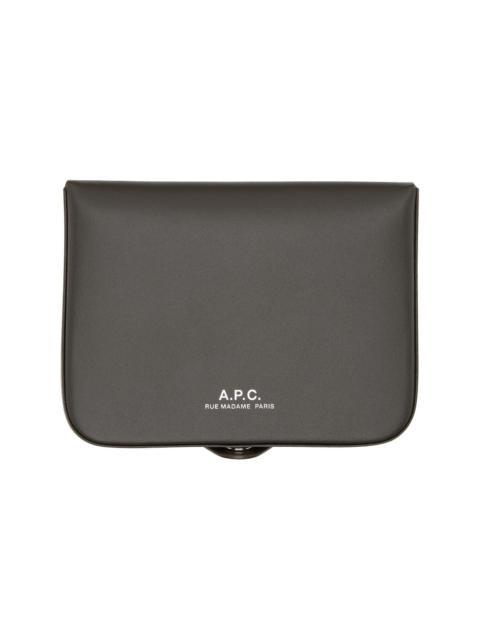 A.P.C. Gray Josh Coin Wallet