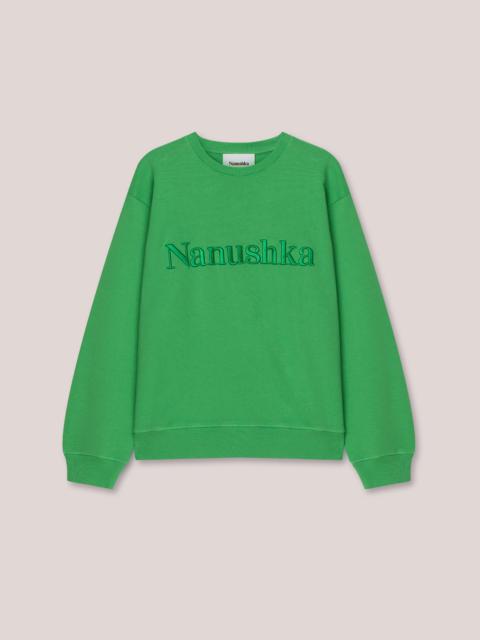 Nanushka REMY - Logo sweatshirt - Green