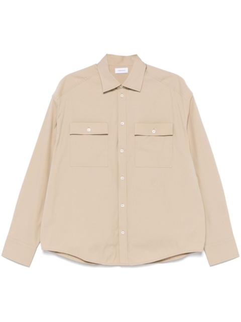 FERRAGAMO logo-embroidered shirt