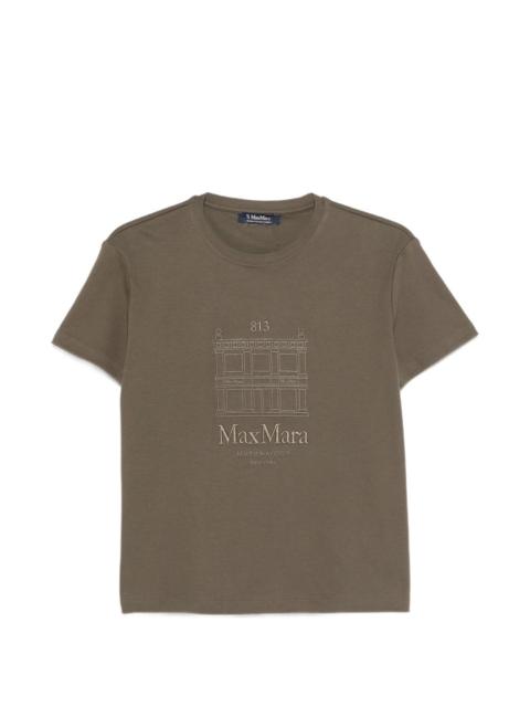 'S Max Mara logo-embroidery T-shirt