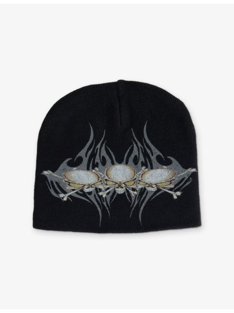 HELLSTAR Tribal Skullz 2 Cotton Beanie