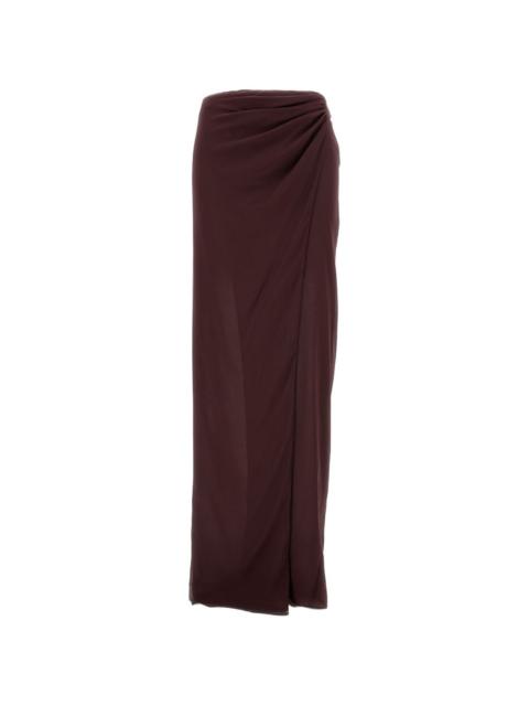 THE ANDAMANE Phoebe wrap midi skirt