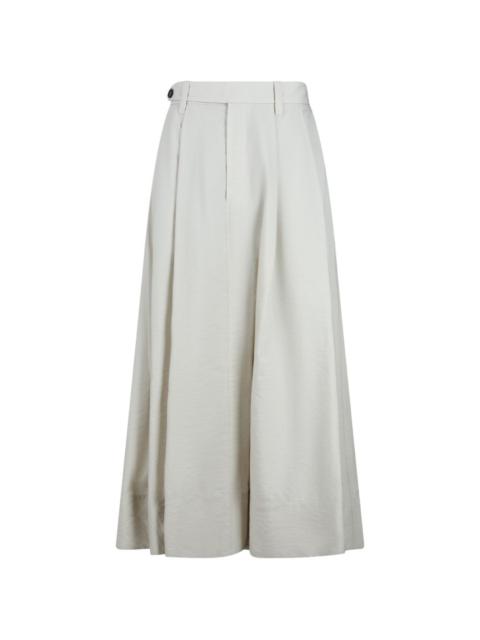 Brunello Cucinelli beaded belt maxi skirt