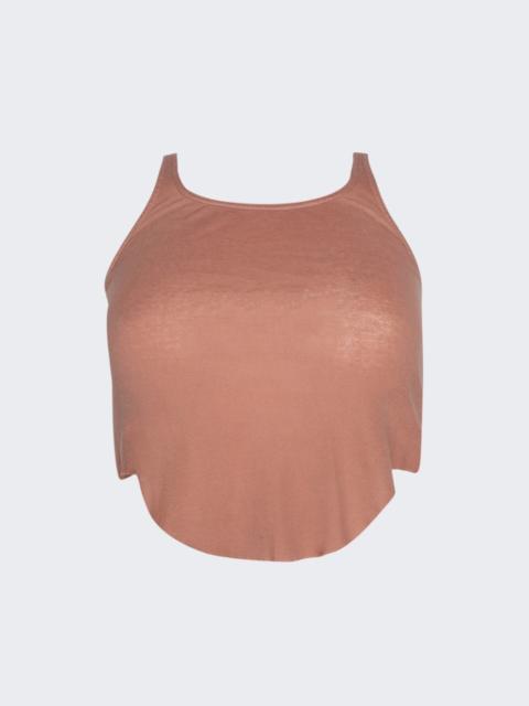 Rick Owens DRKSHDW Basic Cropped Tank Dark Pink