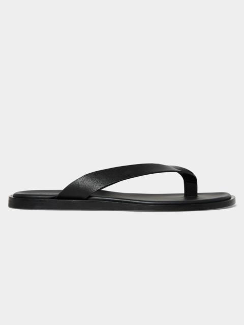 TODD SNYDER Porto Leather Thong Sandal