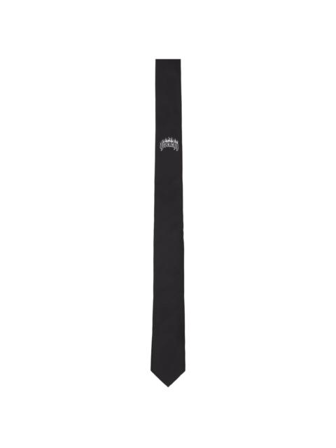 Black Jacquard Tie