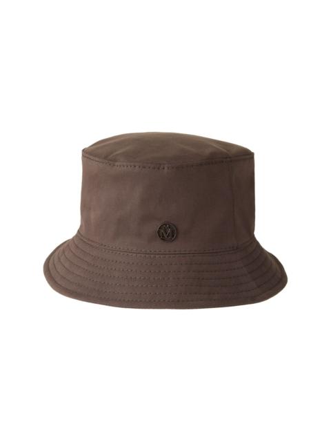 MAISON MICHEL Jason appliqué-logo bucket hat