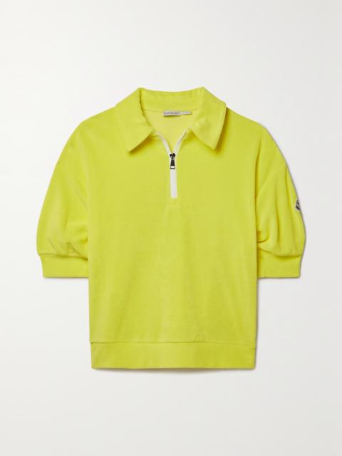 Moncler Cotton-blend Terry Polo Shirt