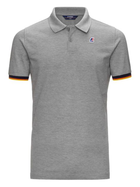 K-WAY sleeve-detail polo shirt