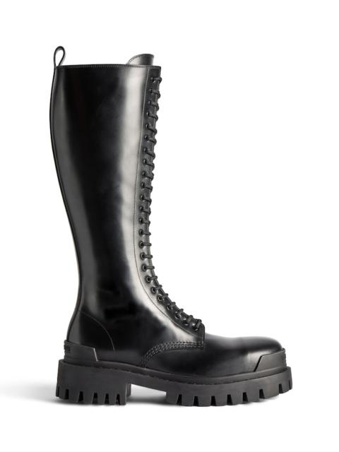 BALENCIAGA Women's Strike 20mm Boot  in Black