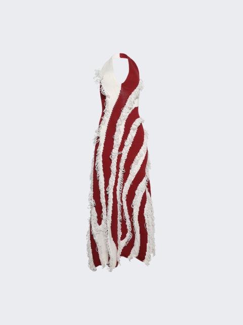 diotima Roaring Gown Paprika And White