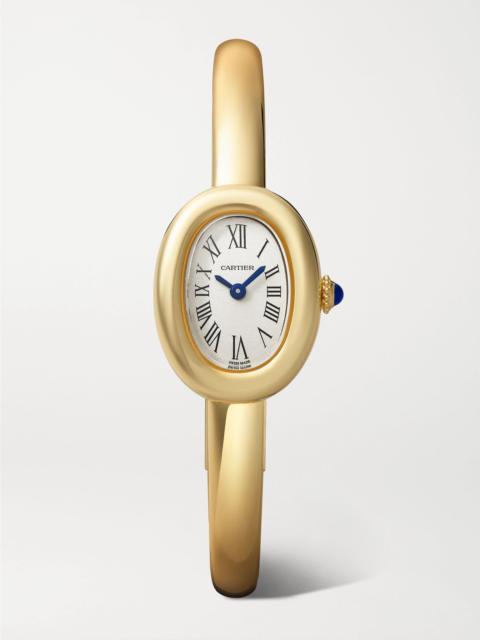 Cartier Baignoire mini quartz-movement 18-karat gold watch, ref. CRWGBA0079 (size 17) Gold