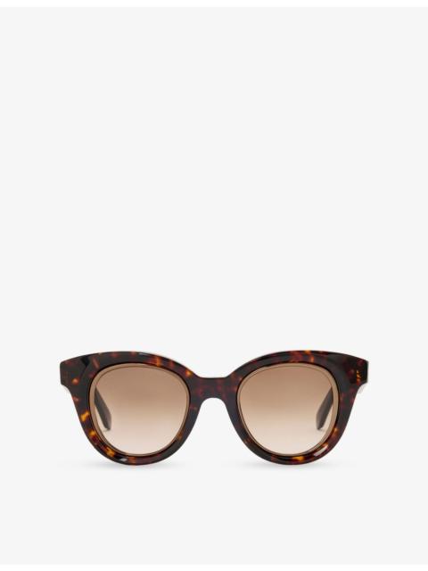 Loewe Butterfly Mini Anagram Acetate Sunglasses