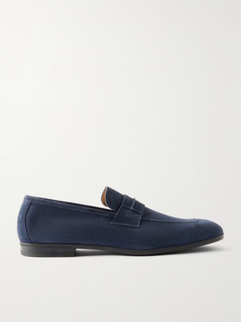 TOM FORD Sean Suede Penny Loafers