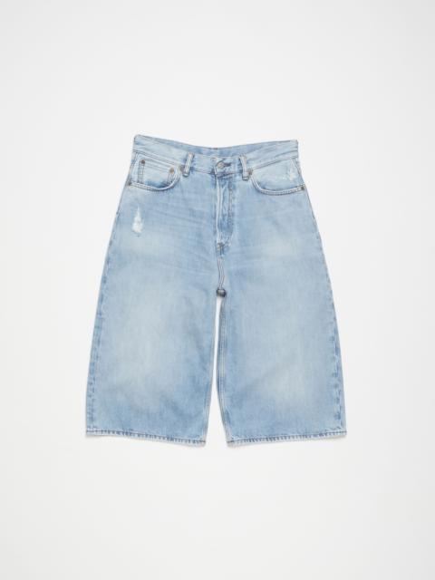 Denim shorts - Loose fit - Light blue