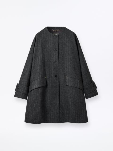 Mackintosh Humbie No Collar Wool Coat