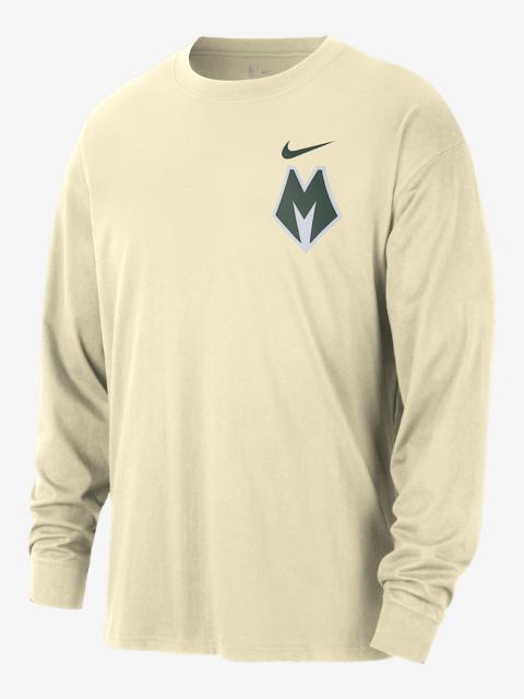 Nike Milwaukee Bucks Essential City Edition Men's Nike NBA Long-Sleeve T-Shirt