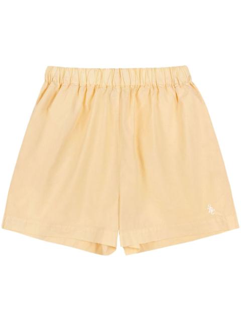 Sporty & Rich SRC elasticated-waist cotton shorts