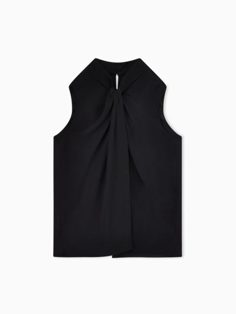 GIORGIO ARMANI BLOUSE IN WASHED SILK DOUBLE GEORGETTE