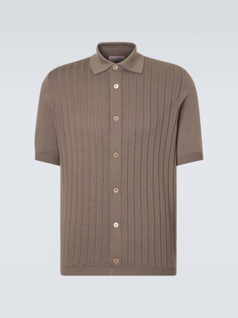 Brunello Cucinelli Ribbed-knit cotton cardigan