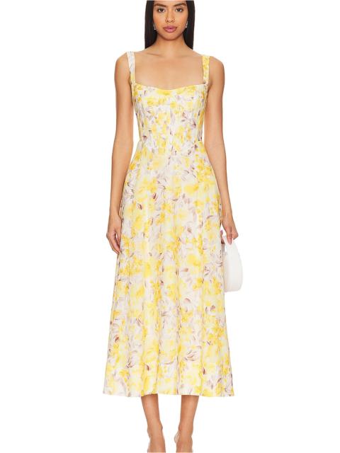 BARDOT Lilah Corset Midi Dress