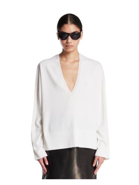 TOM FORD White Wool Sweater