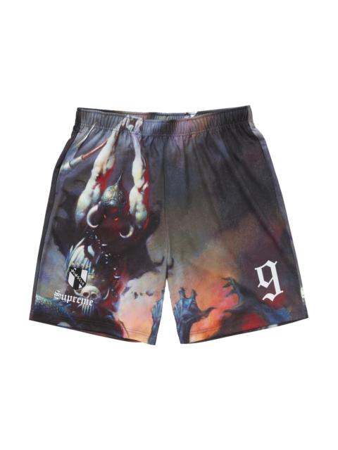 Supreme Supreme Frazetta Soccer Short Death Dealer